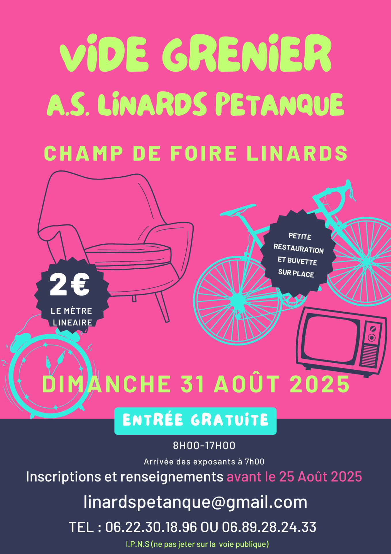Affiche vide grenier